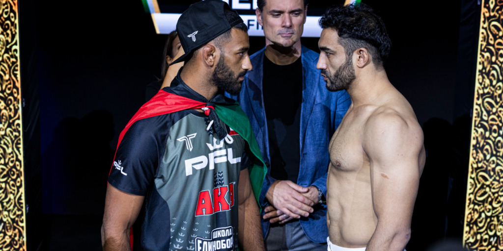 Mohammad Alaqraa and Ayman Galal, fighting on PFL MENA 3.