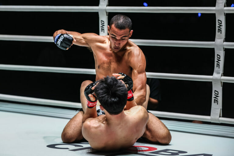 Tye Ruotolo ground and pounds Adrian Lee