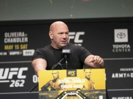 Dana White at UFC 262
