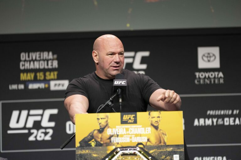 Dana White at UFC 262