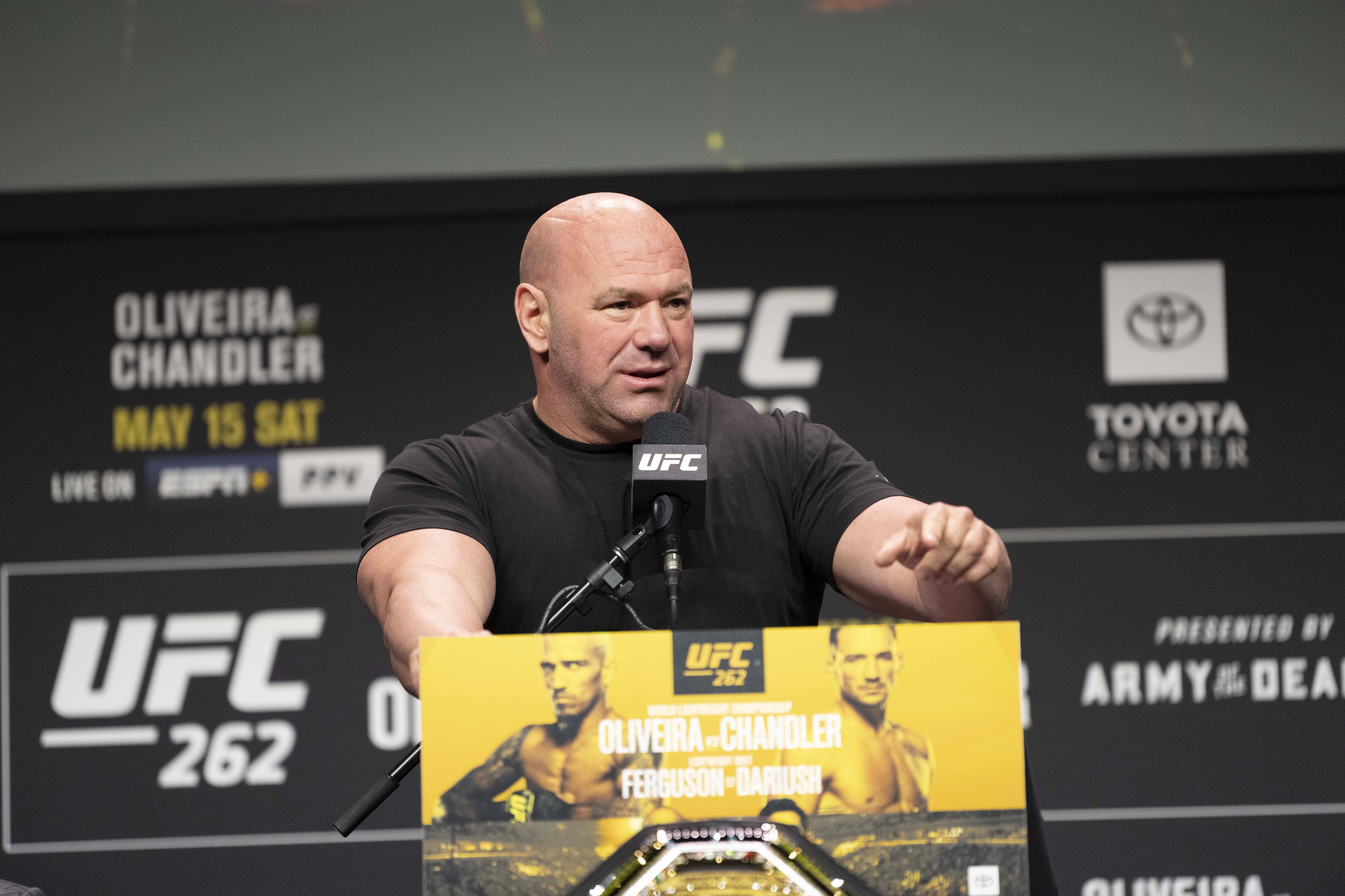 Dana White at UFC 262