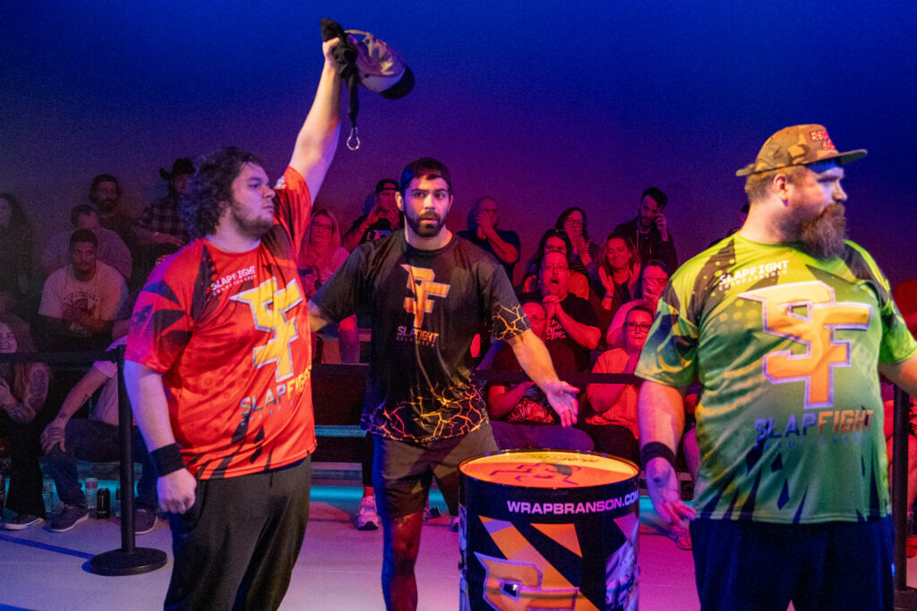 Sasquatch and TKO in action on SlapFIGHT Influx.
