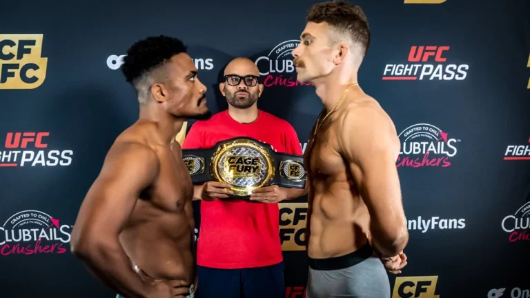 Kevin Pease and Ethan Pauley, fighting on CFFC 147 Friday night.