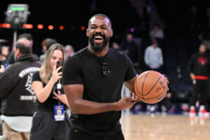 Jon Jones Adds to His Mockery of Tom Aspinall by Showing Up on a Horse With an Eye Patch at DBX 4 Weigh-Ins