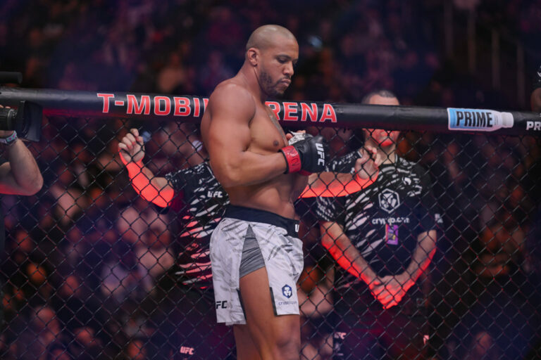 Ciryl Gane, looking to spring one in a series of possible UFC 321 upsets Saturday.