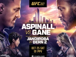 UFC 321 PPV poster