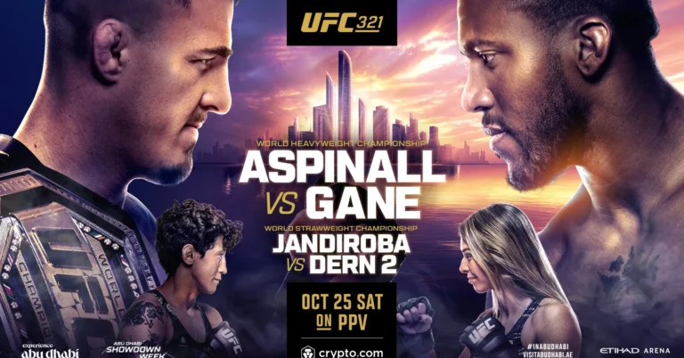 UFC 321 PPV poster