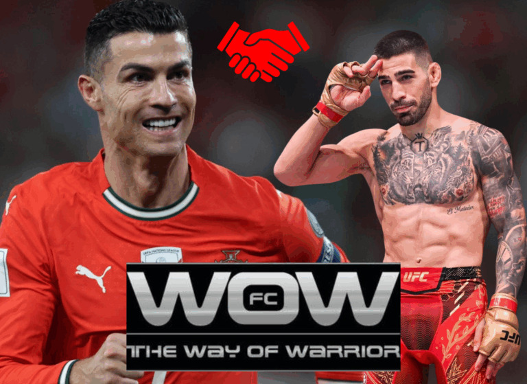 Cristiano Ronaldo and Ilia Topuria work together