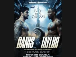 Dillon Danis’ Opponent Official for Misfits MMA Bout on December 20th Dillon Danis faces Anthony Taylor