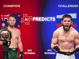 Ai predicts the UFC 322 main event