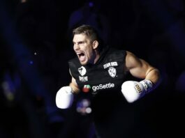 Rico Verhoeven runs to the ring