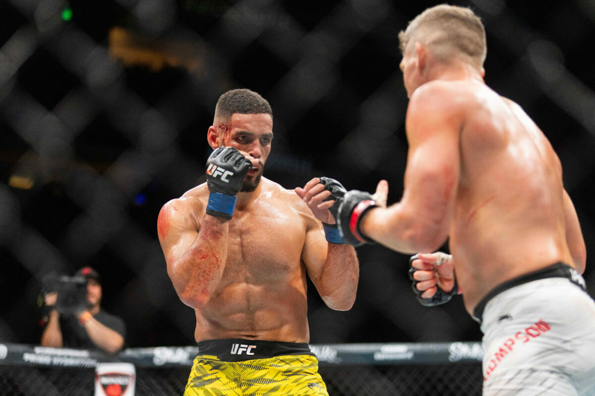 UFC FIGHT NIGHT: LEWIS VS TEIXEIRA - Stephen Thompson Vs Gabriel Bonfim. Gabriel Bonfim, fighting in UFC Vegas 111.