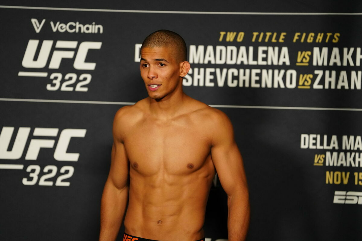 Matheus Camilo, fighting in UFC 322 tonight.