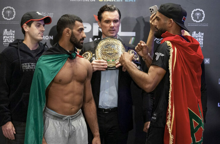 Mohammad Alaqraa and Badreddine Diani, fighting on PFL MENA 4.