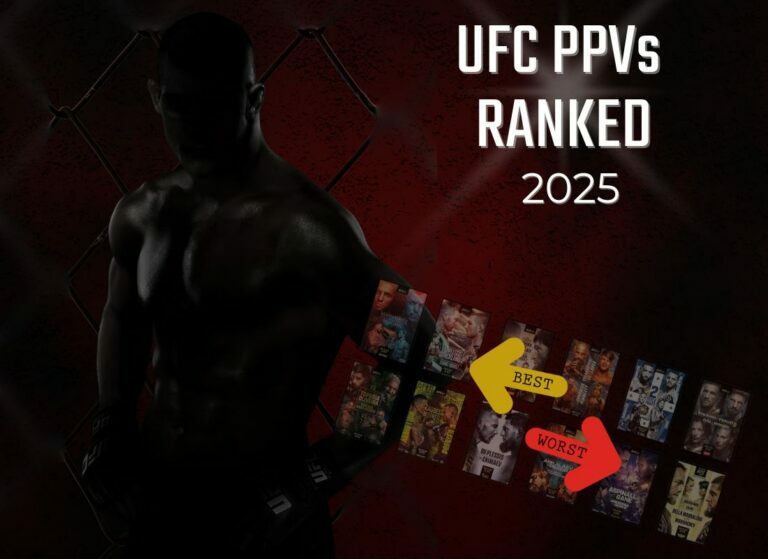 UFC PPVs in 2025 - Ranked