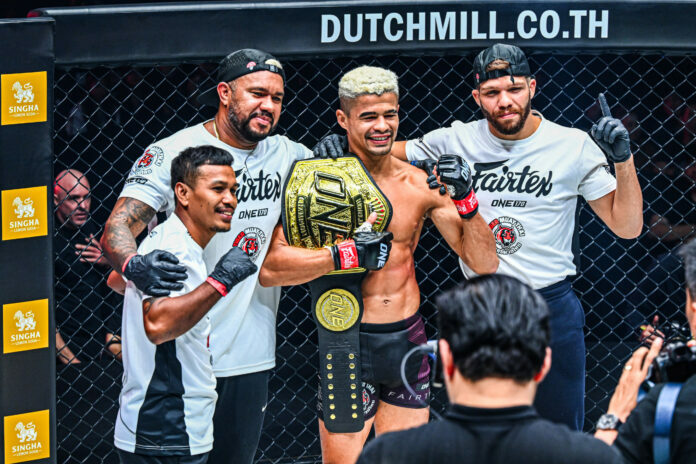 Fabricio Andrade MMA World Champion Fabricio Andrade defends his title at ONE Fight Night 38