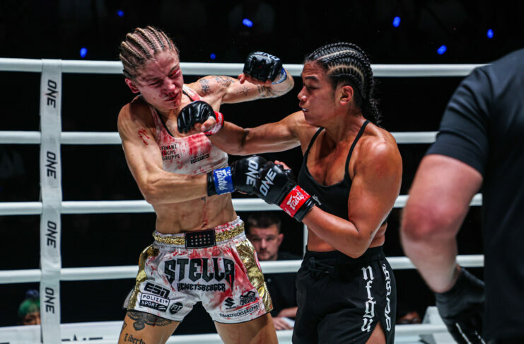 Jackie Buntan and Stella Hemetsberger rematch for the kickboxing belt at ONE Fight Night 40