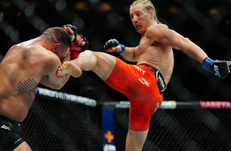 Paddy Pimblett Strikes with Chandler