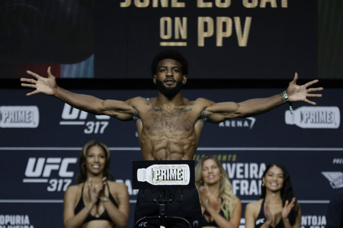 UFC 317 Ceremonial Weigh-Ins Jacobe Smith.