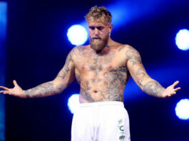 Jake Paul peacocking