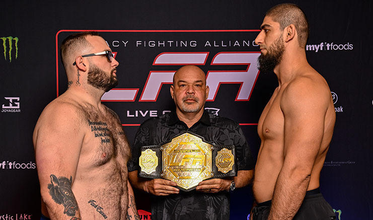 The LFA Heavyweight Championship will be at stake tonight at LFA 224.